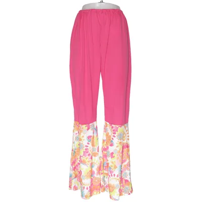 Palazzobyxor (Rosa, Flerfärgad) från Wicked Costumes Polyester