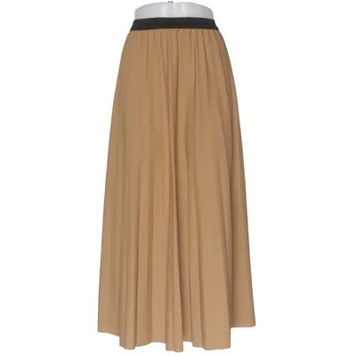 Jupe longue (Beige) de Johanna Élasthane, Polyester