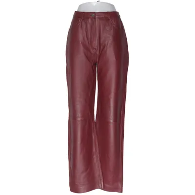 Leather pants (Red) from Muubaa Leather, Polyester