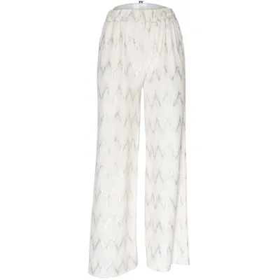 Palazzo pants (Beige, Gold) from Nowomenslabel Elastane, Polyester