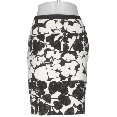 Skirt (Black, White) from Hugo Boss Cotton, Cupro, Elastane, Polyamide