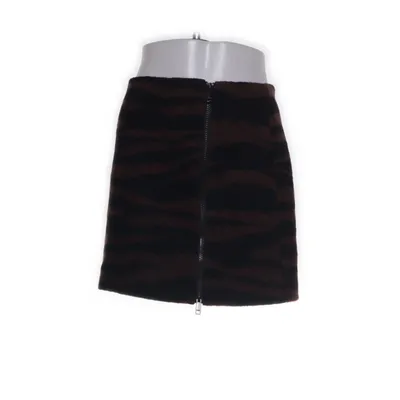 Jupe (Marron, Noir) de Ganni Polyester recyclé, Laine