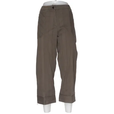 Pantalon (Marron) de Kello Coton, Élasthane, Polyester