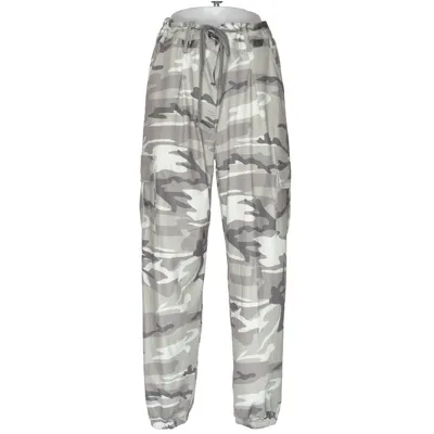 Cargo broek (Groen, Wit, Grijs) van Chicme