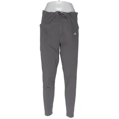 Sportleggings (Grijs) van Adidas Elastaan, Gerecycled polyester