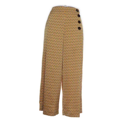 Palazzobyxor (Gul, Svart, Vit) från Zara Elastan, Polyester