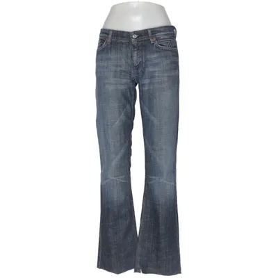 Jeans (Blå) från 7 for All Mankind Bomull, Elastan
