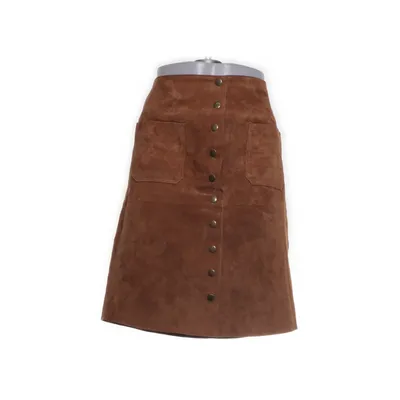 Jupe en cuir (Marron) de Rick Cardona