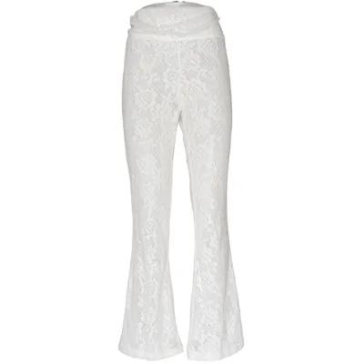 Palazzo pants (White) from Nelly Cotton, Polyester