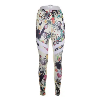 Sports tights (Yellow, Multicolored) from Bumpro Elastane, Polyester