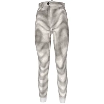 Pants (White, Black) from Zara Elastane, Polyamide, Polyester, Viscose