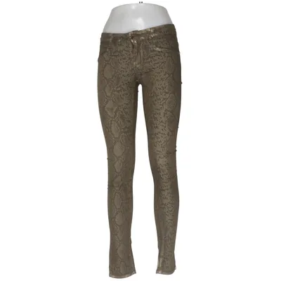 Jean (Vert) de Met Coton, Élasthane, Polyester