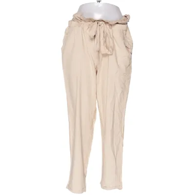Maternity pants (Beige) from Prenatal Cotton, Linen, Viscose