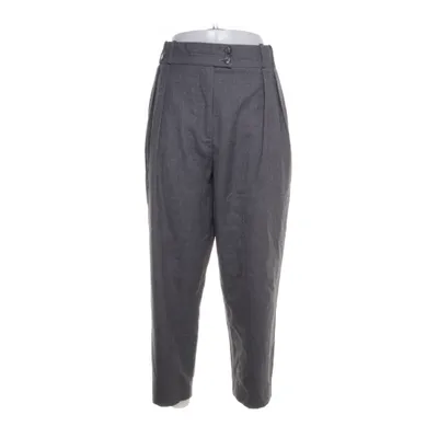 Kostuumbroek (Grijs) van Wood Wood Wol, Viscose