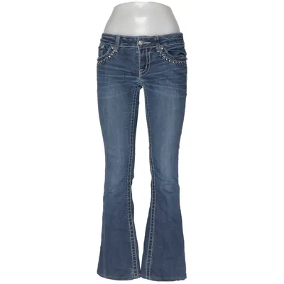 Jeans (Blå) fra Miss Me Bomuld, Elastan