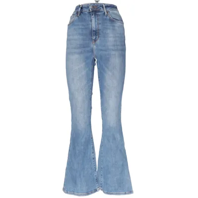 Jeans (Blå) från Never Denim by Bik Bok Bomull, Elastan, Lyocell