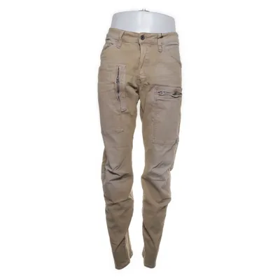 Spijkerbroek (Beige) van G-Star Katoen, Elastaan, Leer