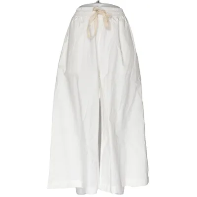 Pantalon patte d'éléphant (Blanc) de Gioya Co Coton