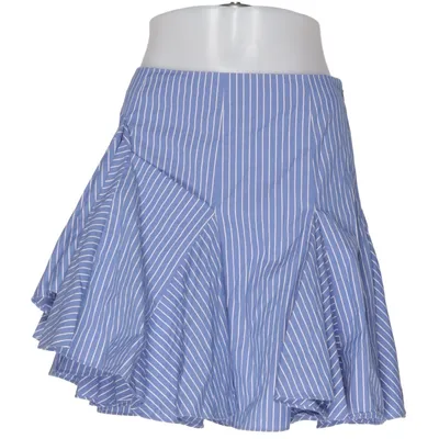Kjol (Blå, Vit) från H&M Bomull, Elastan, Polyamid