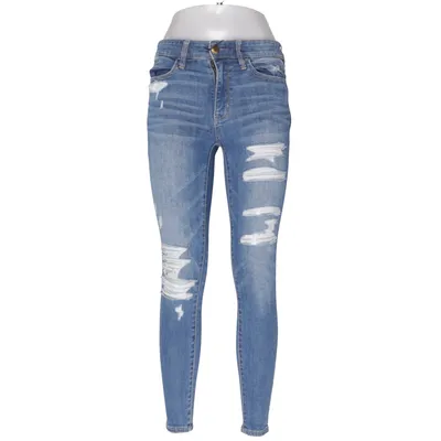 Spijkerbroek (Blauw) van American Eagle Outfitters Katoen, Elastaan, Polyester