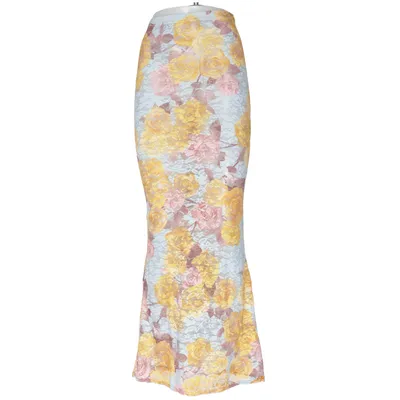 Jupe longue (Bleu, Jaune, Rose) de Ego
