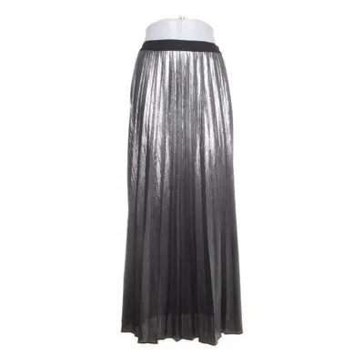 Maxi skirt (Silver, Black) from Massimo Dutti Viscose, Elastane