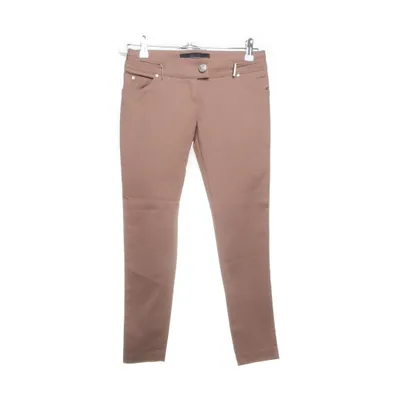 Broek (Beige) van Elisabetta Franchi Katoen, Elastaan, Polyamide
