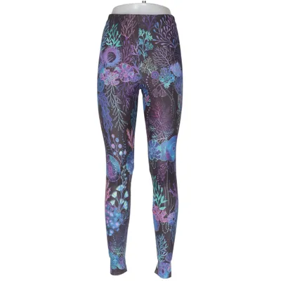 Träningstights (Floral Coral HWMF Leggings) från Blackmilk Elastan, Polyester
