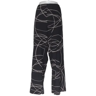 Palazzo pants (Black, White) from Nanso Elastane, Lyocell, Modal