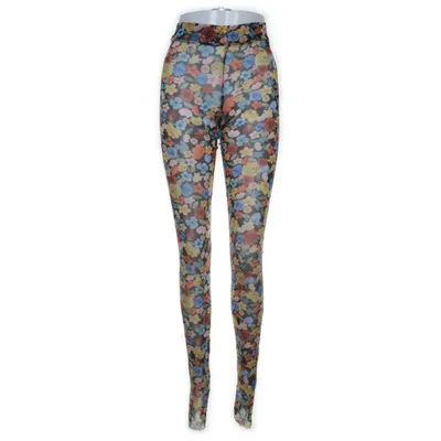 Leggings (Svart, Flerfärgad) från Ganni Elastan, Polyamid