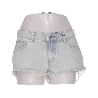 Denim shorts (Blauw) van Edikted