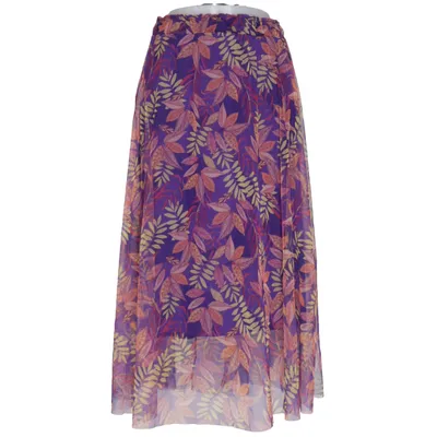 Långkjol (Lila, Flerfärgad) från Zuiki Elastan, Polyester, Viskos