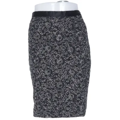 Kjol (Svart, Silverfärgad) från Escada Couture Metallfiber, Polyamid, Silke