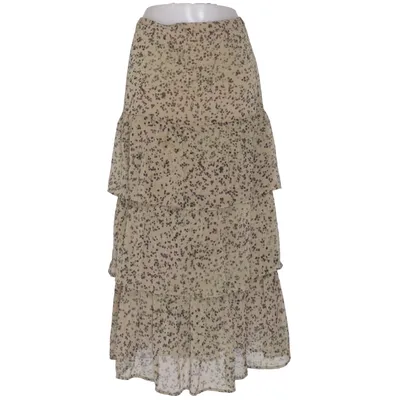Långkjol (Beige, Flerfärgad) från Lindex Polyester