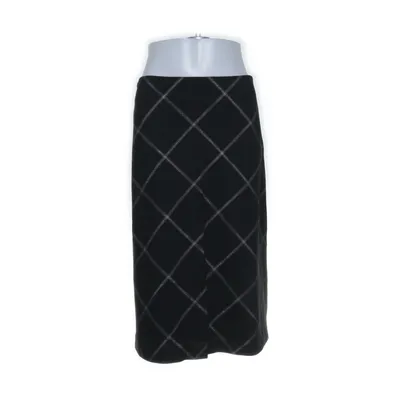 Skirt (Black, White) from Clothes Acetate, Elastane, Polyester, Viscose