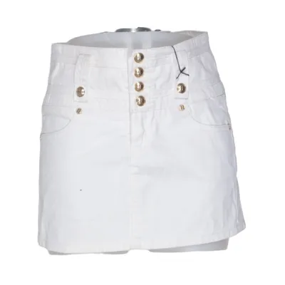 Denim skirt (White) from BCBG Max Azria Cotton, Elastane