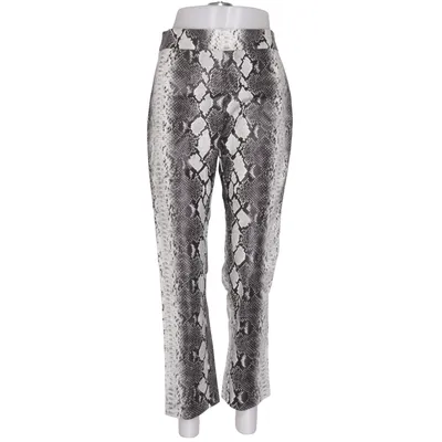 Byxor (Grå, Vit) från Anna Nooshin x NA-KD Polyester, Polyuretan