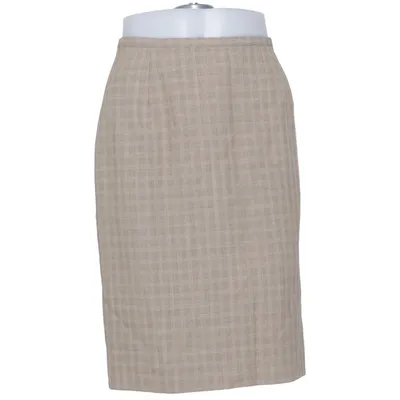 Kokerrok (Beige) van Getti Polyester, Viscose