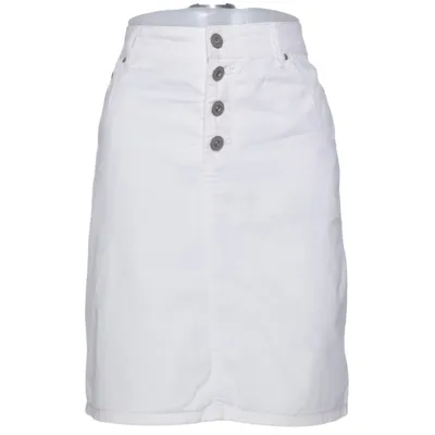Jupe en jean (Blanc) de Haust Coton, Élasthane