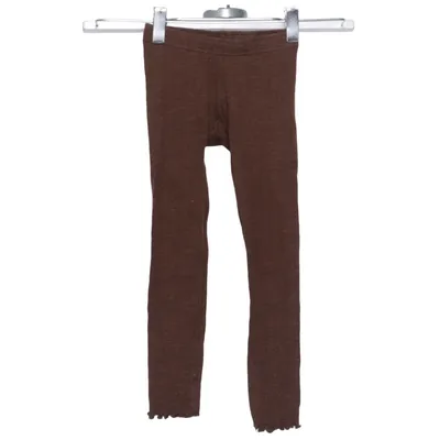 Leggings (Bruin) van Dilling Merinowol, Zijde