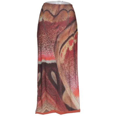 Långkjol (Flerfärgad) från Feners Elastan, Polyester