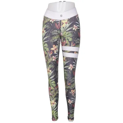 Collants de sport (Noir, Multicolore) de Stronger Élasthane, Polyester