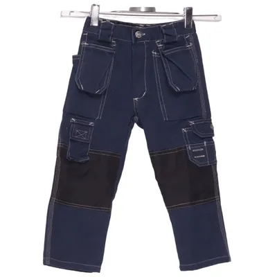 Arbejdsbukser (Blå, Sort) fra Skill Workwear Bomuld, Polyester