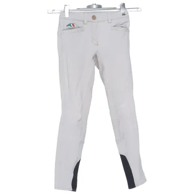 Pantalon d'équitation (Beige, Noir) de Equiline Élasthane, Polyamide
