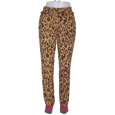 Pantalon (Marron, Multicolore) de Anni Carlsson Élasthane, Soie