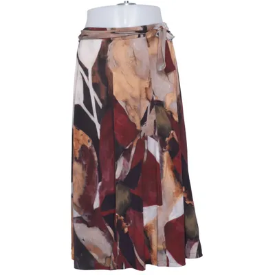 Wrap skirt (Red, Brown, Multicolored) from Fifilles Elastane, Polyester