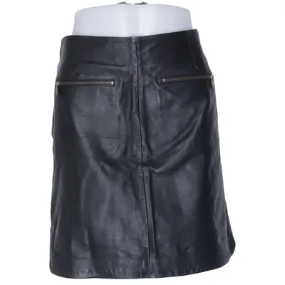 Läderkjol (Svart) från Denim Hunter Elastan, Skinn, Polyester