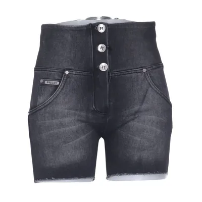 Jeansshorts (Grå) från Freddy Bomull, Polyester, Viskos