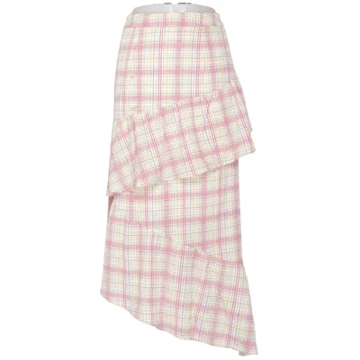 Kjol (Vit, Flerfärgad) från Glamorous Curve Polyester, Viskos