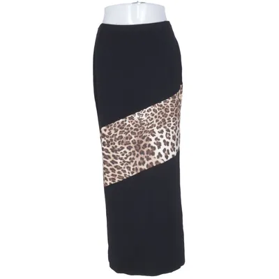 Maxi skirt (Black, Brown, Multicolored) from Alba Moda Elastane, Polyester, Viscose